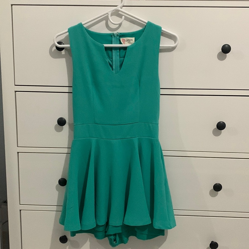 LATISTE Green romper dress